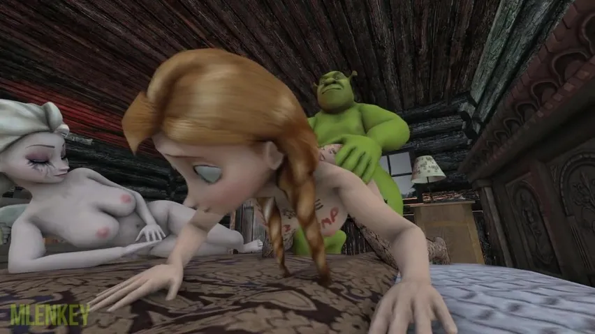 Shrek Porn Big Boobs - SFM) SHREK BONED ELSA AND ANNA FROM FROZEN PART two 4kPorn.XXX